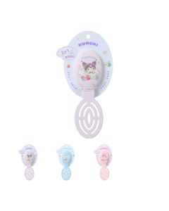 Sanrio characters Strawberry Collection Portable Brush with Mirror-Purple-One Size