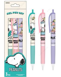 Snoopy Summer Travel Collection Gel Pen (3 Pcs)