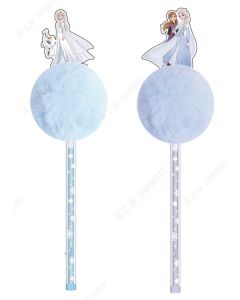 Disney Frozen Collection 2.0 Pompom Gel Pen (2 Assorted Models)-Blue-One Size