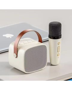 Microphone & Wireless Speaker Set Model: M8(Beige)