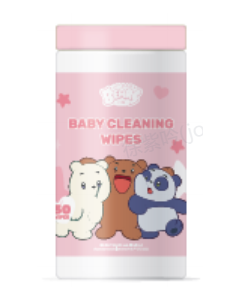 WE BABY BEARS Collection Baby Wet Wipes (50 Wipes in Bucket)-Pink-One Size