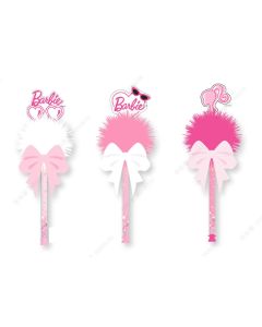 Barbie Collection  Fluffy Ball Gel Pen(3 Assorted Models) PDQ