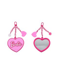 Barbie Collection Heart Compact Mirror-Pink-One Size