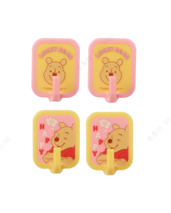 Disney Winnie the Pooh Collection Hooks (4 pcs)-Yellow