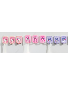 Sanrio characters Amusement Park Hooks (4 pcs)-Multi