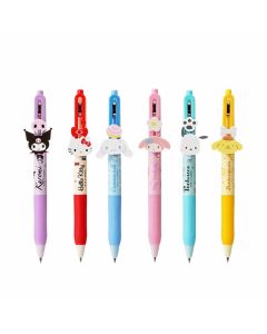 Sanrioï؟½characters Collection Blind Box Gel Pen (0.5mm)(6 Assorted Models)-Black-One Size