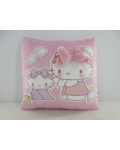 Sanrio characters 16in. Quadrate Printed Pillow with Decoration(Hello Kitty)