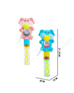 Bubble Wand Elephant Fan - 2 Assorted Colors