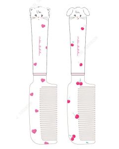 MIKKO Collection Hair Brush-White-One Size