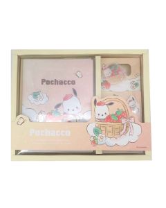 Sanrio characters Strawberry Collection Stationery Set (Pochacco)-Pink-One Size