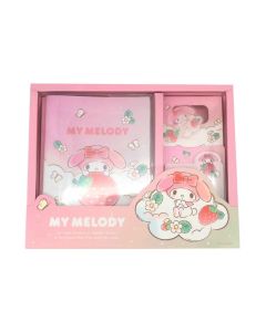 Sanrio characters Strawberry Collection Stationery Set (My Melody)-Pink-One Size