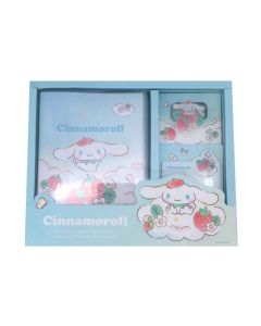 Sanrio characters Strawberry Collection Stationery Set (Cinnamoroll)-Blue-One Size