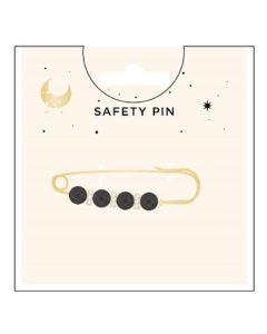 Golden Moon Series Hijab Pin-Black-One Size