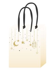 Golden Moon Series Medium Gift Bag 26*10*32cm-Yellow-One Size