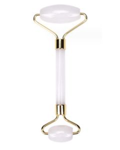 White Double-Ended Roller Massager-White-One Size