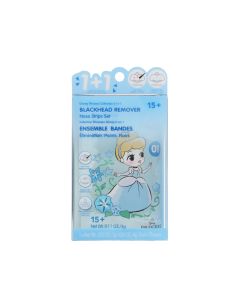 Disney Princess Collection 2-in-1 Blackhead Remover Nose Strips Set-Blue-One Size