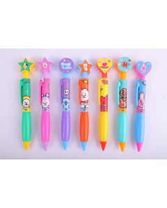 BT21 Collection Big Ballpoint Pen (7 Assorted Models) PDQ