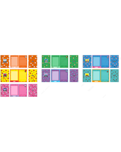 Bt21 Collection B5 Stitch-Bound Book (32 Sheets) (7 Assorted Models)-Multi-One Size