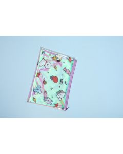 Bt21 Collection Pvc Stationery Case (20*14.5Cm)-Purple-One Size