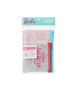 Barbie Shining Collection PVC Stationery Case Set (Big)-Pink-One Size