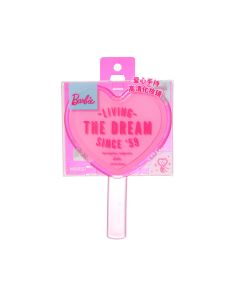 Barbie Shining Collection Heart Handheld Mirror-Pink-One Size