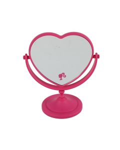 Barbie Shining Collection Heart Dual-Sided Mirror-Pink-One Size