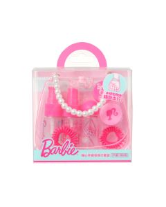 Barbie Shining Collection Handheld Bag Travel Set (7 pcs)-Pink-One Size