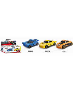 Building Blocks Pull-Back Car (A) (3 Assorted Models) (PDQ)-Multi