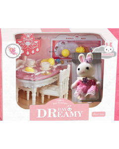 Role Play Series Bunny Dining Table Set-Multi-One Size