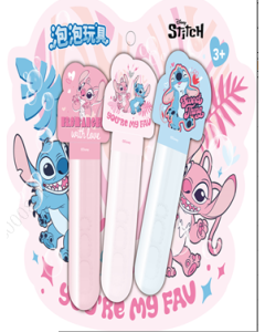 Disney Stitch Collection Mini Bubble Wand (3 Pcs)-Multi-One Size