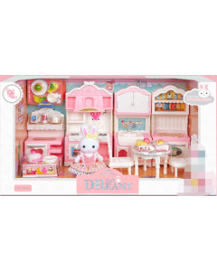 Role Play Series Bunny Kitchen Big Set-Multi-One Size