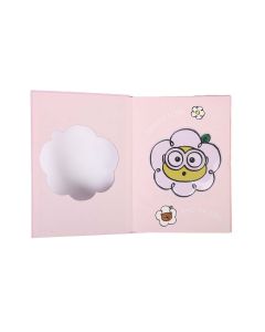 Daisy Minions Collection B5 Hollowed Hardcover Book 17.6*25cm (80 Sheets)-Pink