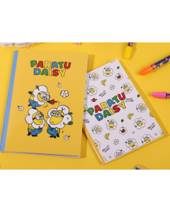 Daisy Minions Collection Stitch-bound Book Set (28 Sheets) (2 Pcs)-White/Yellow