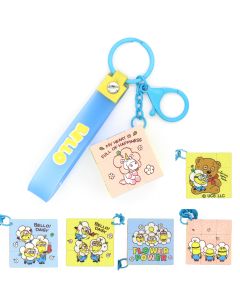 Daisy Minions Collection Cube Keychain-Blue