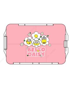 Daisy Minions Collection Foldable 6 Compartments Storage Box-Pink