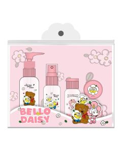 Daisy Minions Collection Travel Bottles Set (7 pcs)-Pink