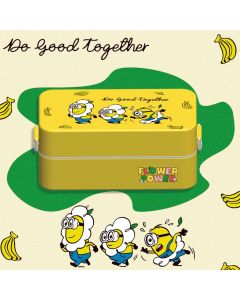 Daisy Minions Collection Bento Box (1500mL)-Yellow