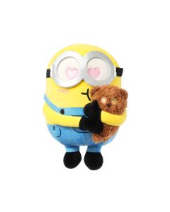 Bob+Tim Collection 8in. Bob Hugging Tim Bear Plush Toy-Blue/Yellow