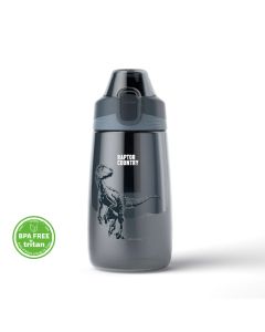 Jurassic World Kids? Tritan Bottle with Shoulder Strap (600mL)-Black-One Size