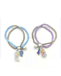 Disney Frozen Collection Beaded Bracelets (2 pcs)-Blue/Purple