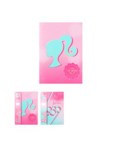 Barbie Shining Collection MagazineStyle B5 Stitchbound Book (32 Sheets)-Pink-One Size