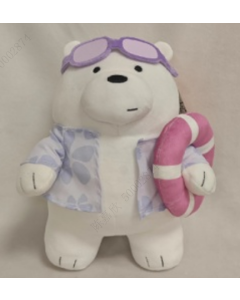 WE BARE BEARS SEASIDE MUSIC FESTIVAL 11in. Plush Toy(Swim Ring Ice Bear)