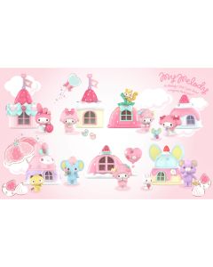 My Melody & My Sweet Piano Role Play Series Surprise Box Figure-Pink-One Size