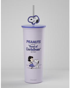 Snoopy Collection Stainless Steel Tumbler with Straw