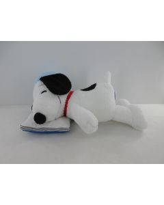 Snoopy Colorful Life Collection 20in. Sleeping Plush Toy-White