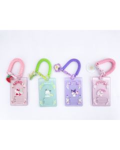 Sanrio characters Flower World Spiral Line Card Holder