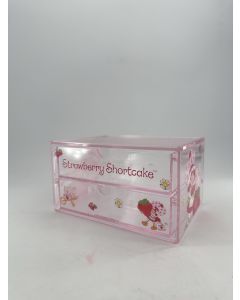 Strawberry Shortcake Collection 2-Drawer Makeup Organizer-Pink-One Size