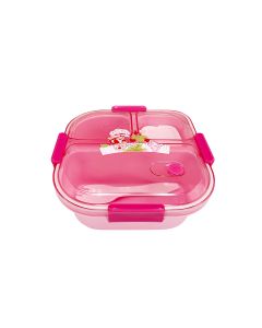 Strawberry Shortcake Collection 3-Compartment Bento Box (1200mL)-Pink-One Size