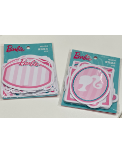 Barbie Shining Collection Label Set (60 Pcs) (2 Assorted Models)-Pink-One Size