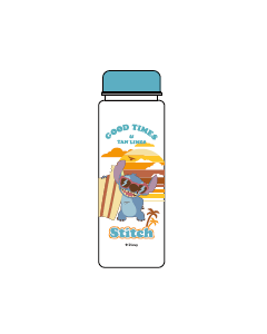 Disney Collection Plastic Cool Water Bottle (500mL)(Stitch)-Clear